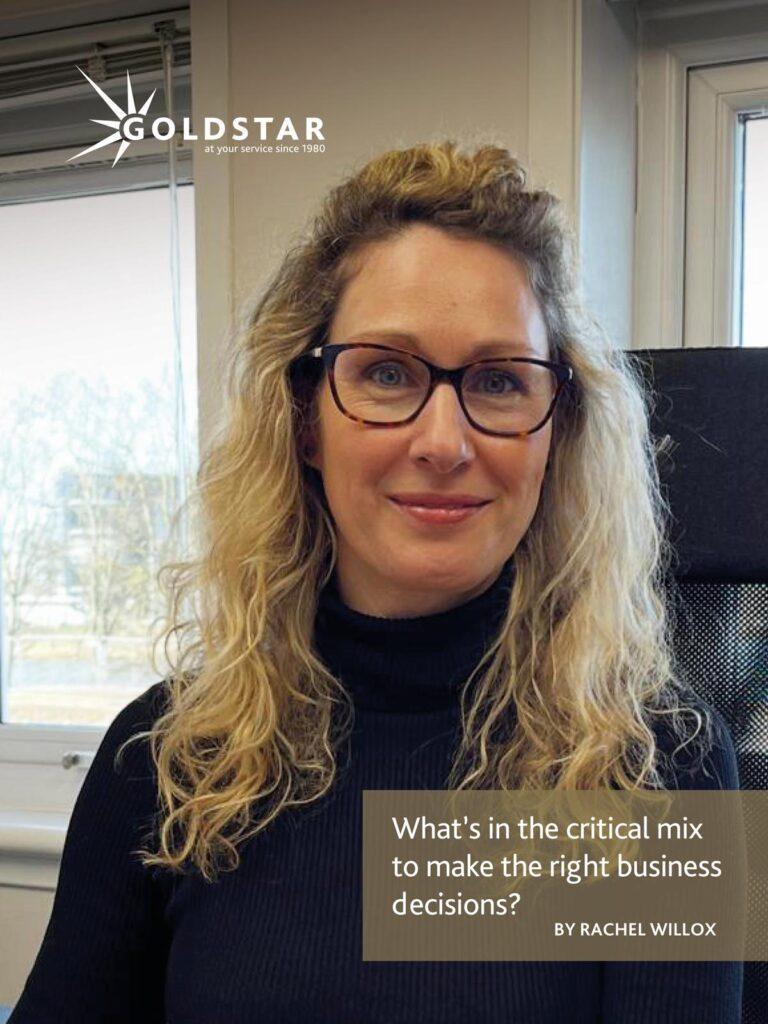 Rachel Willox, Operations Director and Customer Relations.